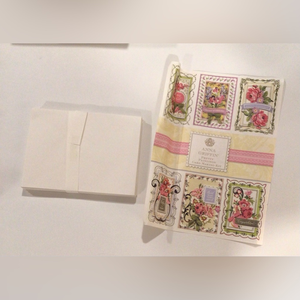 Anna Griffin Pretty Paintings Card Making Kit Unique AG446 MAKES 21 CARDS *READ* - Picture 4 of 11